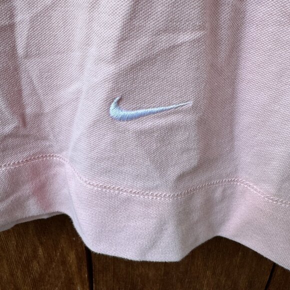 NWT Nike Pink Scoop Neck Short Sleeve Cotton Knit Tee in Women's XXL - Picture 4 of 9
